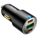 Автомобильное зарядное устройство Hoco NZ6 45W Dual PD + QC3.0 адаптер для телефона в машину прикуриватель - изображение 4