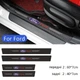 Защитная пленка для порогов с логотипом FORD (комплект 4шт.) Carbon - изображение 2