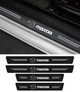 Защитная пленка для порогов с логотипом MAZDA (комплект 4шт.) Carbon - изображение 1