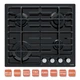 Поверхня газова Ventolux HG640-DA3 CS BK - изображение 5