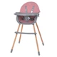 Стульчик для кормления El Camino LUMI ME 1111 Pink Розовый | Деревянный высокий стульчик - изображение 1