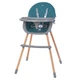 Стульчик для кормления El Camino LUMI ME 1111 Teal Бирюзовый | Деревянный высокий стульчик - изображение 1