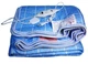 Електропростирадло Electric Blanket 150x180 см, рівномірний обігрів 18 рівнів, низьке енергоспоживання, синій з вишневими клітинками - зображення 2