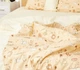 Простирадло без резинки Бязь Creamy Cat 150*220 см Кремовий - зображення 3