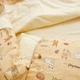 Простынь на резинке детская Бязь Creamy Cat Бежевый 80*160 см высота 10 см - изображение 5