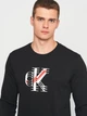 Свитшот мужской Calvin Klein Jeans 11200.1 S Черный - изображение 4