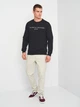 Свитшот мужской Tommy Hilfiger 11201.1 S Черный - изображение 3