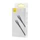 Кабель Baseus Glimmer Series Fast Charging Data Cable Type-C to Type-C 100W 1m Black - зображення 2