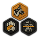 Набор 5.11 Tactical патчей K9 Hex Patch (Old Gold) Единый - изображение 1