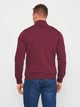Толстовка на молнии мужская Tommy Hilfiger 11215.3 M (46) Бордовая с принтом - изображение 2