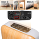 Тепловентилятор Ohyama JCH-15TD4 1500Вт Light Wood (JCH-15TD4-Light Wood) - зображення 3