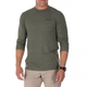 Реглан 5.11 Tactical Triblend Legacy Long Sleeve Tee (Military Green Heather) S - зображення 4