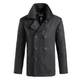 Бушлат Surplus Raw Vintage двобортний SURPLUS PEA COAT (Black) XL - зображення 1