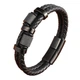 Чоловічий шкіряний браслет Primo Dual Coral 210 із магнітною застібкою - Black Primo DUAL-COLAR-210-B чорний - зображення 1