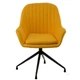 Стілець поворотний Special4You Lagoon mustard yellow - зображення 7