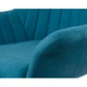 Стул поворотный Special4You Lagoon blue ткань голубая - изображение 4