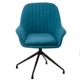Стул поворотный Special4You Lagoon blue ткань голубая - изображение 5