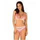 Комплект Obsessive Bloomys розовый S/M - изображение 1