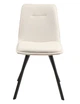 Стул для кухни M-71 Vetro Mebel Черный/Айвори (металл/ткань) (M-71-ivory/black) - изображение 3