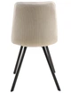 Стул для кухни M-71 Vetro Mebel Черный/Айвори (металл/ткань) (M-71-ivory/black) - изображение 5