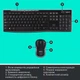 Комлект Бездротове Logitech MK270 Wireless UA Black (920-004508) - изображение 4