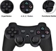 Джойстик беспроводной DoubleShock Bluetooth геймпад для PS3 игровой универсальный для sony playstation контроллер сони плейстейшен пс3 аккумуляторный для пк компьютера ноутбука смарт тв приставки виндовс андроид с вибрацией стиками и аналогами Черный - изображение 7