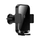 Автотримач Baseus Halo Electric Wireless Charging Car Mount 15W (SUDD000001) Black - зображення 6