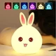 Дитячий Cіліконовий Нічник Світильник Лампа Кролик KS602 Rabbit Lamp - зображення 4