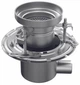 Двухкорпусный mini трап Dm160с (вертикальным/горизонтальным) выпуском DN75 (с сифоном, ситом и решеткой) - изображение 1