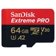 Карта памяти SanDisk 64 GB microSDXC UHS-I U3 Extreme Pro + SD Adapter (SDSQXCU-064G-GN6MA) - изображение 3