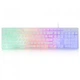 Клавиатура Vinga KB410 White (152680) - изображение 1