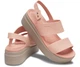 Босоножки Crocs Brooklyn Low Wedge 206453-6RT-W8 38-39 24.6 см Пудровые (206453-6RT) - изображение 2