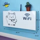Полка для роутера WiFi Кот удачи коробка 40*20*10 см Белая - изображение 1