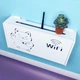 Полка для роутера WiFi Кот удачи коробка 40*20*10 см Белая - изображение 3