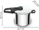 Скороварка Tefal Secure Trendy с паровой корзиной 8 л (P2584401) - изображение 20