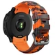 Ремешок для Garmin Instinct 2X Solar Tactical/ Instinct 2X Solar - Camo - Orange 26 мм Silicone 010-700011-40 - изображение 3