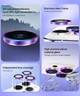 Защитное стекло Vokamo Alloy AR Lens-Enhancer для камеры для смартфона Apple iPhone 15/15 Plus Transparent/Purple (NVK010874) - изображение 4