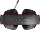 Навушники AOC GH300 Black-red (4038986638975) - зображення 7