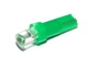 Світлодіодна лампа AllLight T5 LED (W1,2W) W2x4,6d панель приладів, кнопка GREEN 12V - изображение 1
