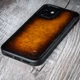 Чохол бампер із натуральної шкіри Exclusive для Samsung S24 Plus ручне фарбування | Золотий - зображення 5
