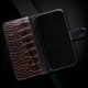 Чохол книжка Crocodille з натуральної шкіри для Samsung S24 Plus ручної роботи | Коричневий | Глянець - изображение 2