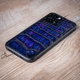 Чохол накладка зі шкіри крокодила Crocсo для Samsung S24 Plus пофарбований | Фіолетовий - зображення 4