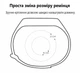 Ремінець Original Designe Xiaomi Mi Band 5 та Mi Band 6 темно-синій - изображение 4