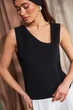 Женский топ 2461 ТМ Triko Bakh 48-52 черный (2461_black_1) - изображение 8