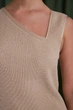 Женский топ 2461 ТМ Triko Bakh 48-52 кремовый (2461_creamy_1) - изображение 9