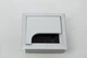 Заглушка под провода GTV квадратная алюминий&nbsp;(пропуск для кабеля) - изображение 1