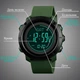 Наручные мужские часы Skmei 1427 Army Green ABS (12375) - изображение 6