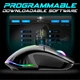Дротова комп'ютерна ігрова миша Spirit Of Gamer 12800 DPI RGB з 8 програмованими кнопками, включаючи 1 Rapid Fire. Чорна - зображення 5