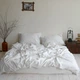 Комплект постільної білизни La Modno Stonewashed White 200x220 (200297) - изображение 1