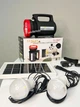 Універсальний ліхтар станція Luxury YJ-1902T 5W+22SMD 2 лампочки + Powerbank + Сонячна панель + ЗУ220В (3 режими свічення) - зображення 1
